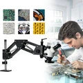 4K Binocular Stereo Microscope Magnifier Stand Diamond Setting Microscope Camera EU Plug For Jewelry Optical Tools