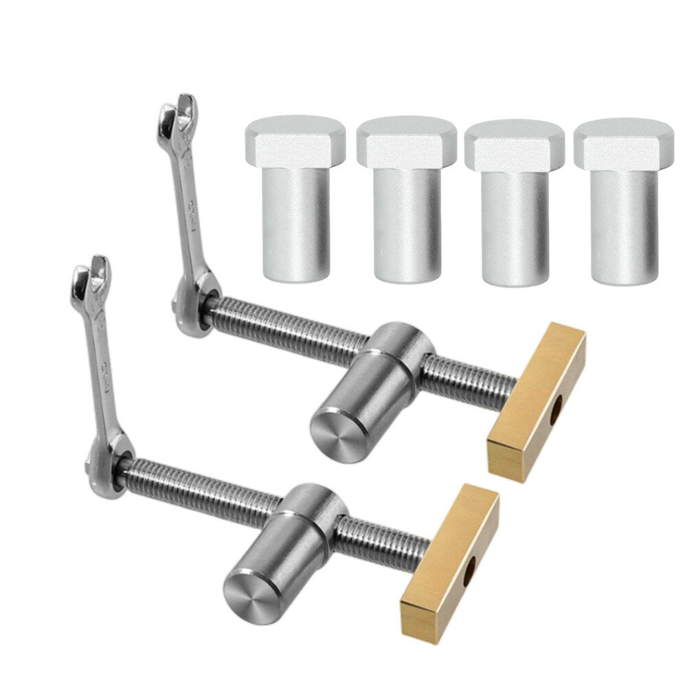 Sturdy Stainless Steel Woodworking Desktop Press, Adjustable 19mm/20mm, Lightweight, Durable, Easy to Use