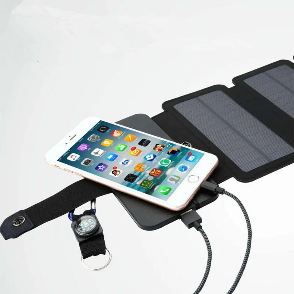 Folding Solar Charger 25W Panels Cells Sun Panel Battery USB Output Fast Charging Devices Portable for Mp4 Smartphones