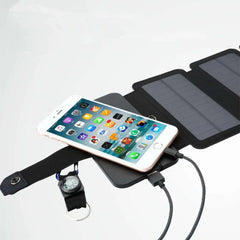 Folding Solar Charger 25W Panels Cells Sun Panel Battery USB Output Fast Charging Devices Portable for Mp4 Smartphones