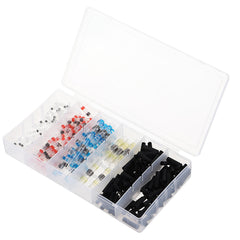 250PCS Solder Seal Wire Connectors Waterproof Heat Shrink Butt Connectors Solder Ring
