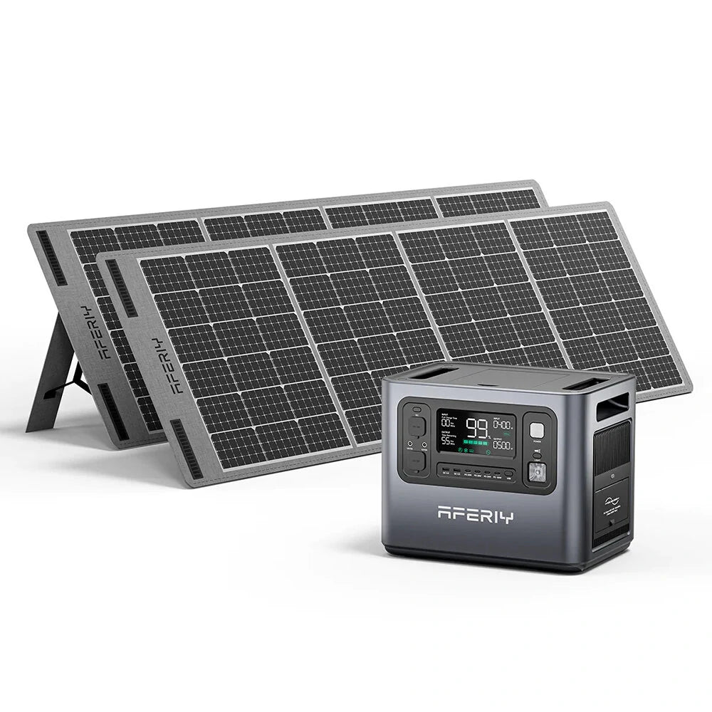 2400W 2048Wh LiFePO4 Portable Power Station, UK Plug, App Control, UPS & 13 Outputs for Camping, RV & Home Backup