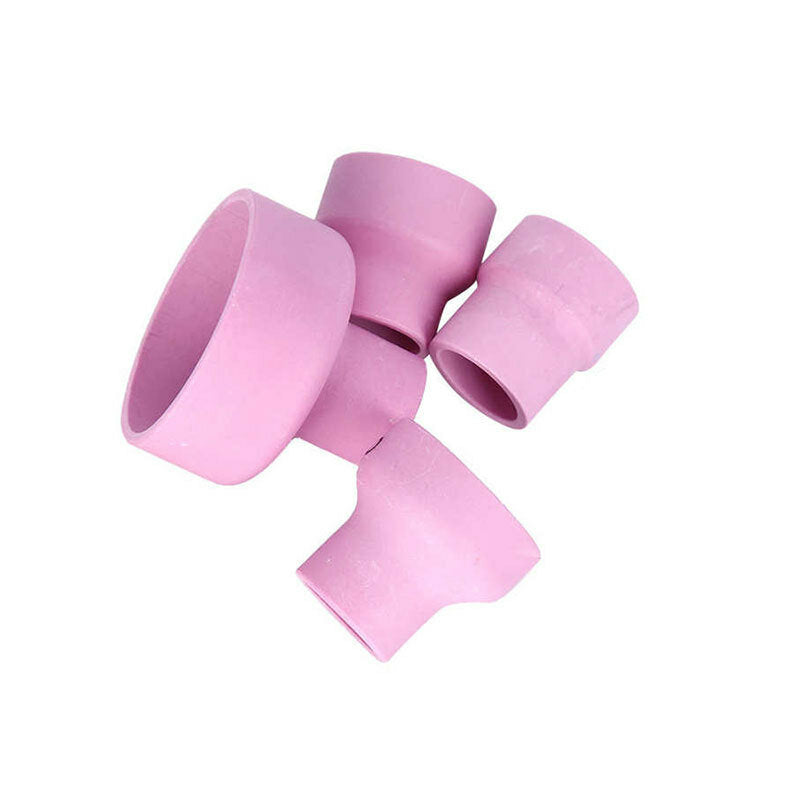 7PCS TIG Extra Large Alumina Ceramic Nozzle Cups Strainer Mesh Gas Lens 2.4mm 3/32" Collet Gas Lens for WP17/18/26