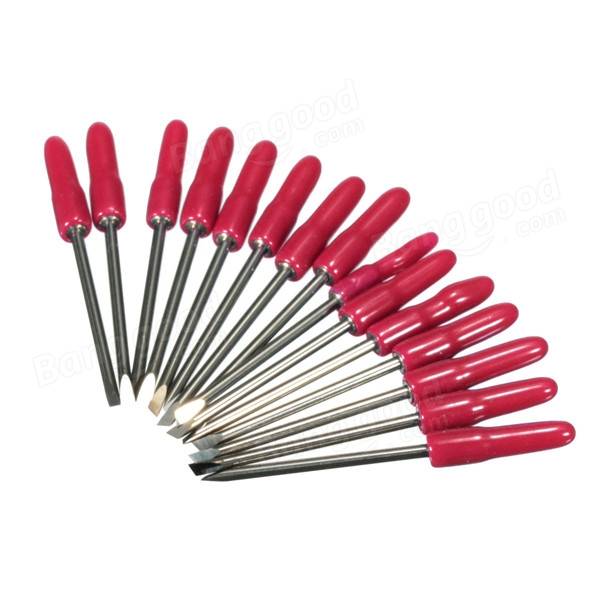 Graphtec Blade Holder with 15pcs 45 Degree Vinyl Cutter Plotter Cutting Blades
