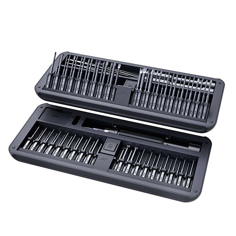 80 In 1 Precision Screwdrivers Multi-used DIY Repair Screw Driver 72PC S2 Bits With 2 Rods