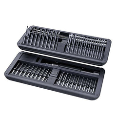 80 In 1 Precision Screwdrivers Multi-used DIY Repair Screw Driver 72PC S2 Bits With 2 Rods