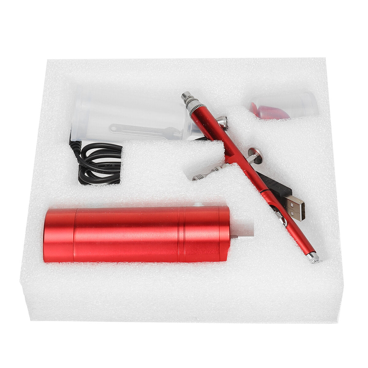 Airbrush Air Pump Set Rechargeable Portable Air Pump Airbrush Tool Handheld Inkjet