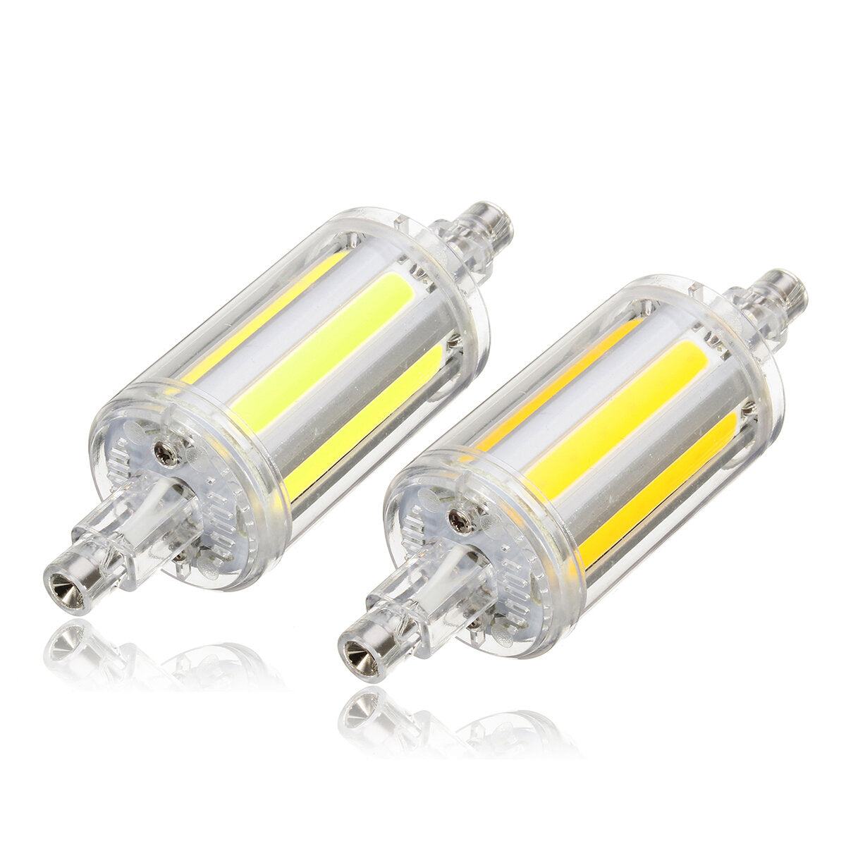 8W COB Yes/No Dimmable Pure White Warm White LED Corn Light Bulb AC85-265V