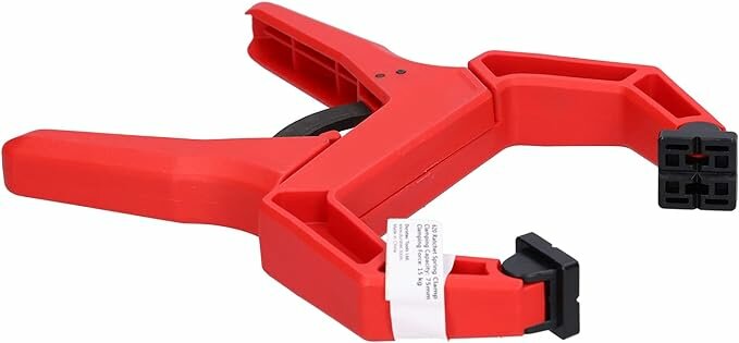High-Strength ABS G-Clamp with Scratch-Resistant Jaws, Ergonomic Handle, 2-4 Inch Options, 15kg Clamping Force