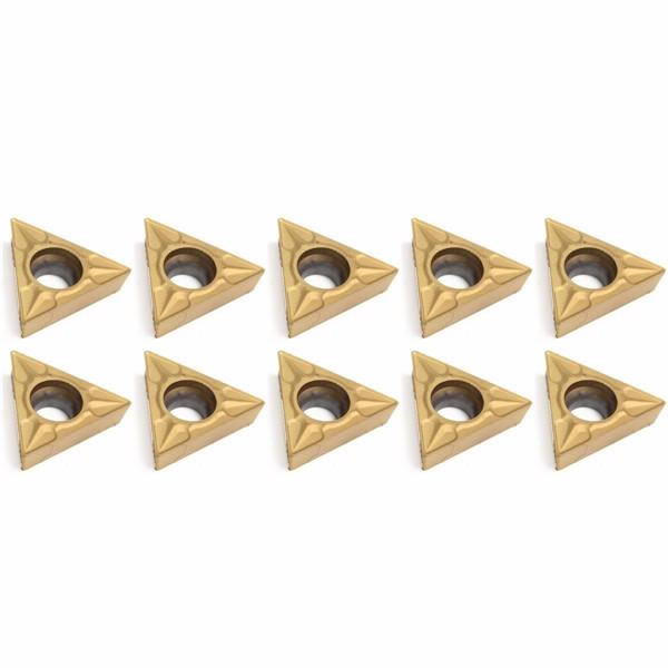 10pcs TCMT16T304 Carbide Inserts For Indexable Boring Bar Turning Tool Holder