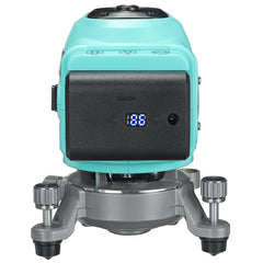 8/12/16 Line 360 Rotary Leveling Cross Measure Tool Green Laser Level Tool Kit with 2pcs Batteries
