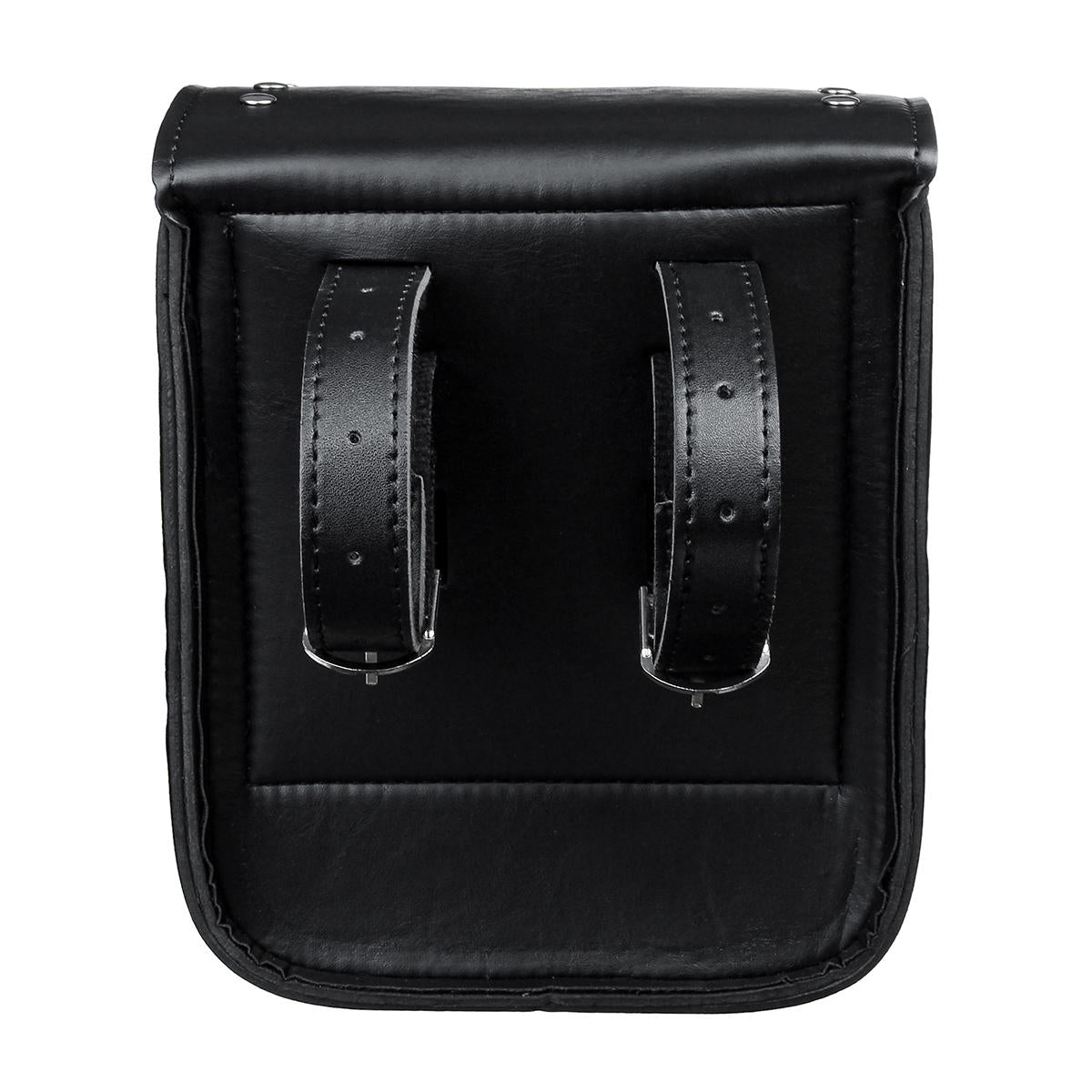 Universal Motorcycle Front Rear Fork Tool Pouch Side Bag Saddlebag PU Leather