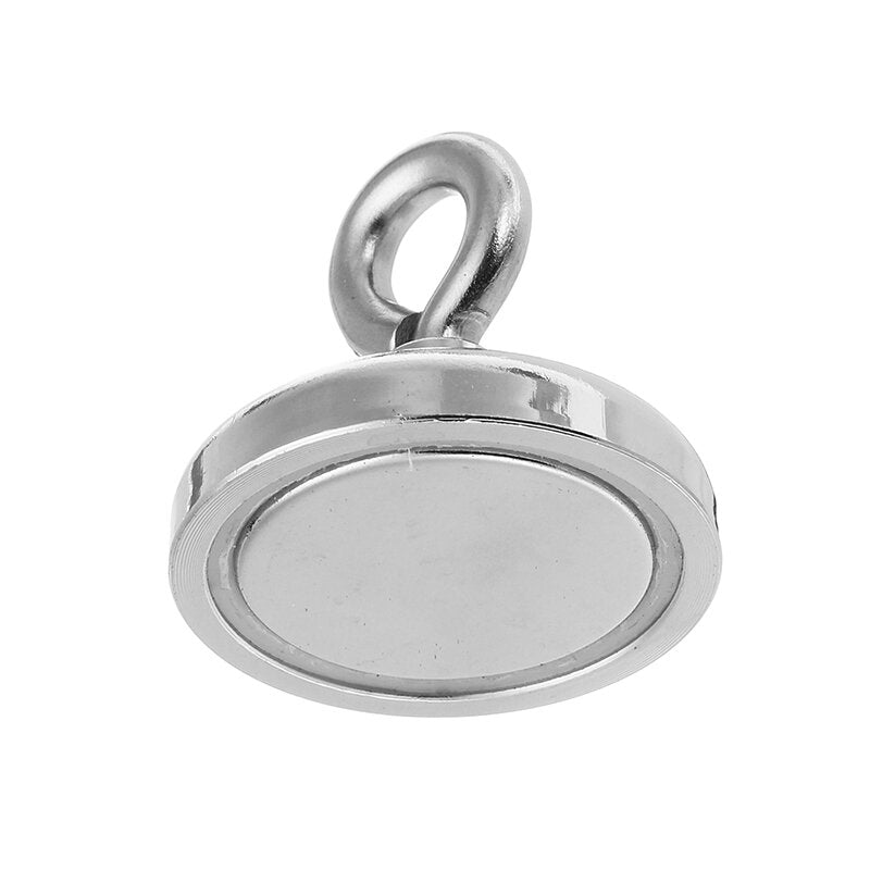 42mmx40mm 68kg Neodymium Recovery Magnet Metal Detector Claw Hook Magnet
