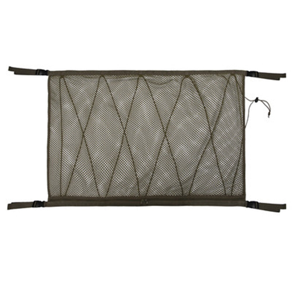 Car Ceiling Storage Net Pocket Universal Car Roof Interior Cargo Net Bag with Zipper Car Trunk Storage