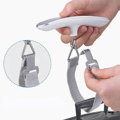 110lb/50kg Digital Portable Luggage Hanging Suitcase Scale with 4 Units
