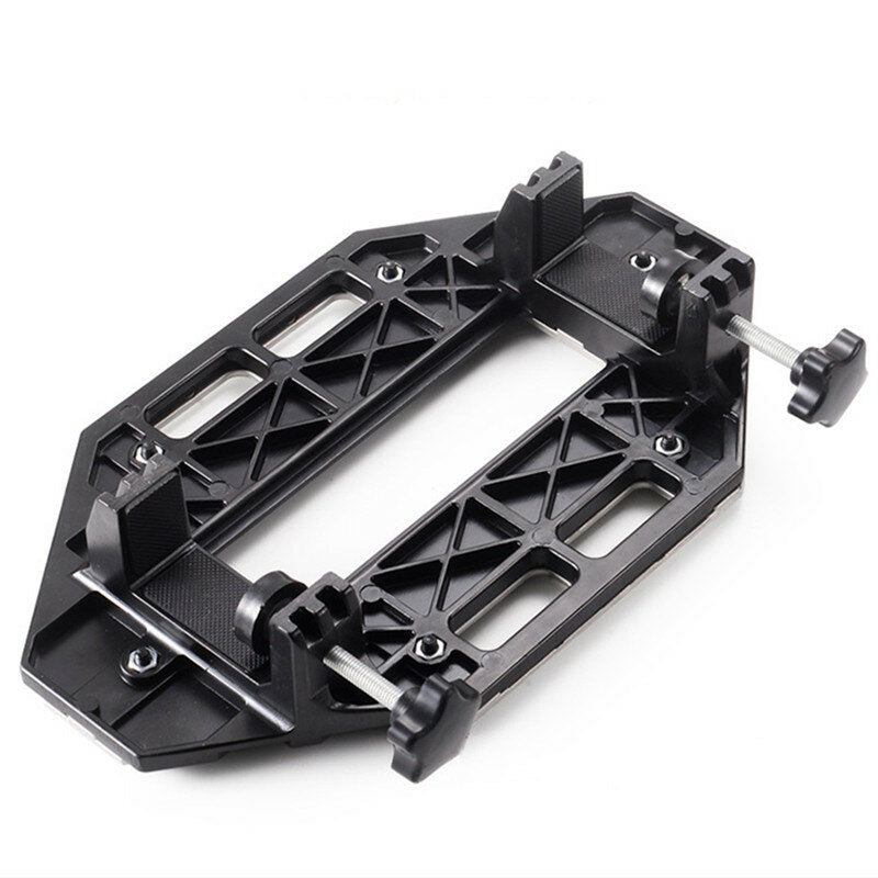 Aluminum Alloy Wooden Door Hinge Hole Opener Positioning Slotter Hinge Lock Guide Wood Furniture Hinge Jig Drill Guide