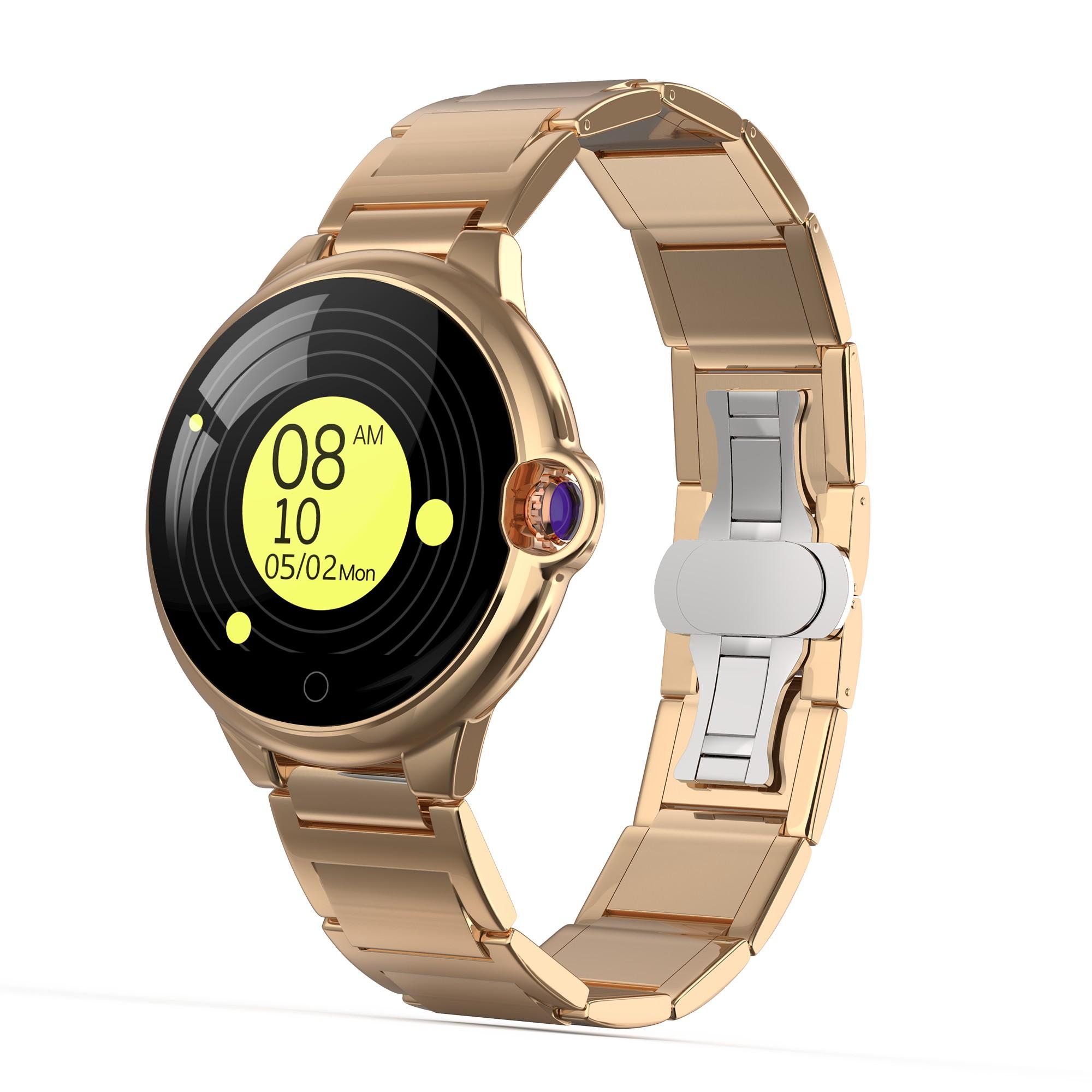 Sapphire Glass Screen Ultra-thin Body Heart Rate Sleep WhatsApp Reminder 45Days Standby Smart Watch
