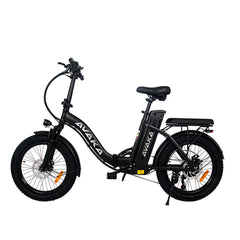 18.2Ah 48V 500W Recommended Top Speed 25KM/H Electric Bicycle Max Speed 32Km/h 20*3.0 Fat Tire 70-80km Mileage Range Max Load 120kg