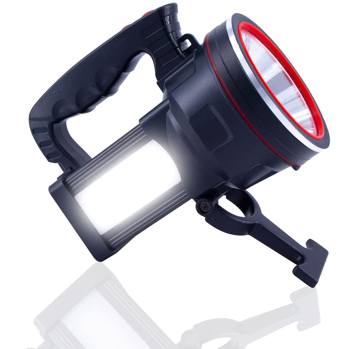 Portable LED Flashlight Strong Light Searchlight USB Charging Led Torch With Power Display