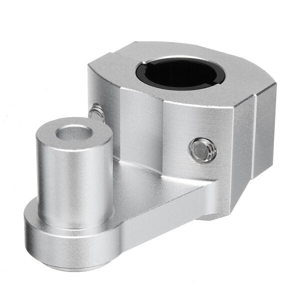 Pair 7/8inch 22mm-28mm Silver Motorcycle Handlebar Clamp Aluminum Mount Bracket