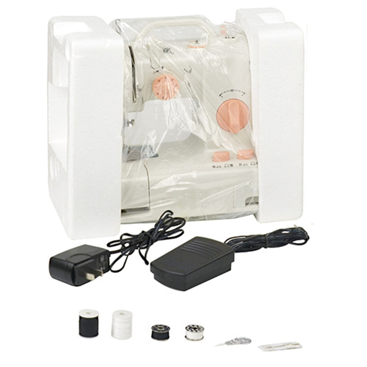Mini Portable Electric Household Sewing Machine Sewing Tool Tailor Foot Pedal