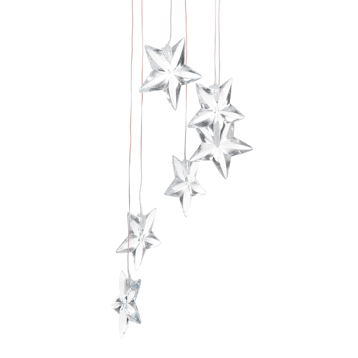 Color Changing LED Solar Powered Wind Chime Light Hanging Garden Yard Decor