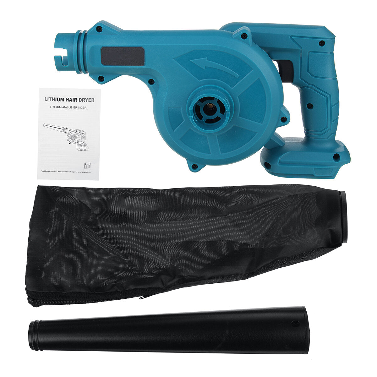 1500W Cordless Electric Air Blower Vacuum Cleannig Dust Collector Power Tool