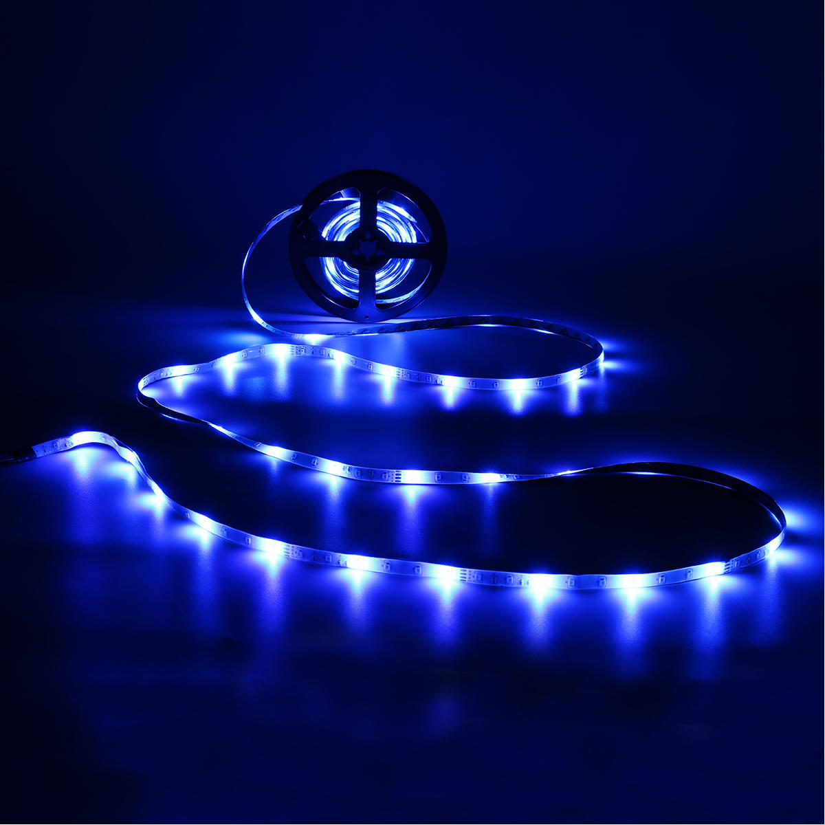 DC12V 5m 24W Watertight Alexa Smart Home WIFI Controller APP Control LED Strip Light Christmas Decorations Clearance Christmas Lights