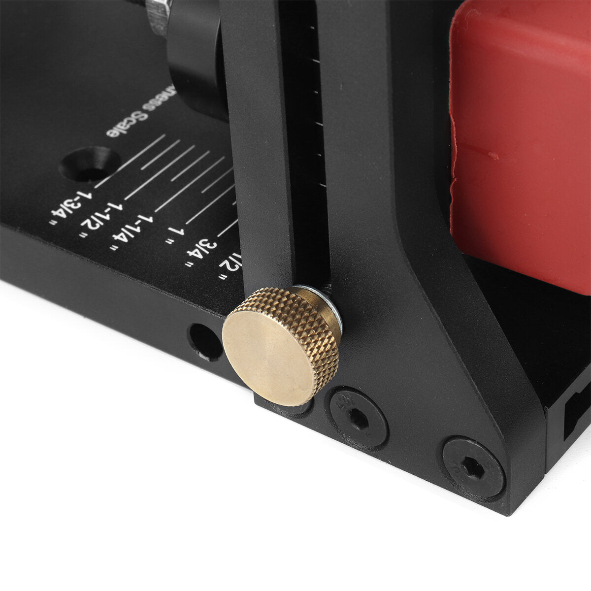 Adjustable Pocket Hole Jig - Aluminum Alloy Woodworking Locator for DIY Carpentry Projects, 3-Hole Design