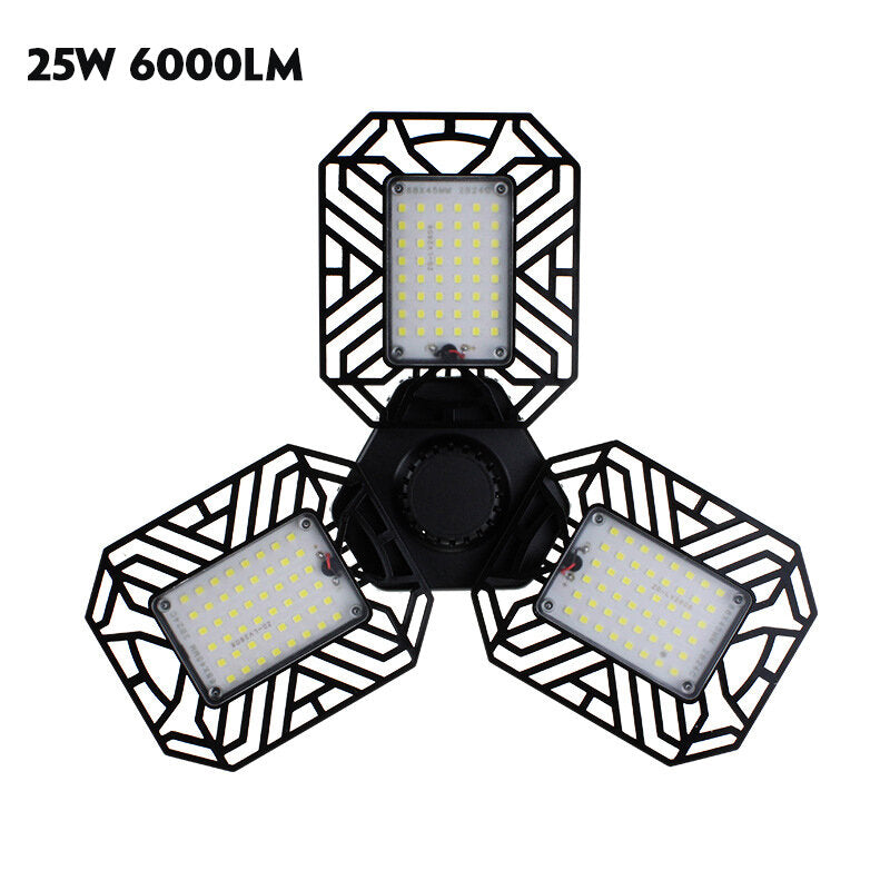 E27 25W 30W 40W LED Garage Light Bulb SMD2835 Deformable Ceiling Fixture Workshop Indoor Lamp AC85-265V