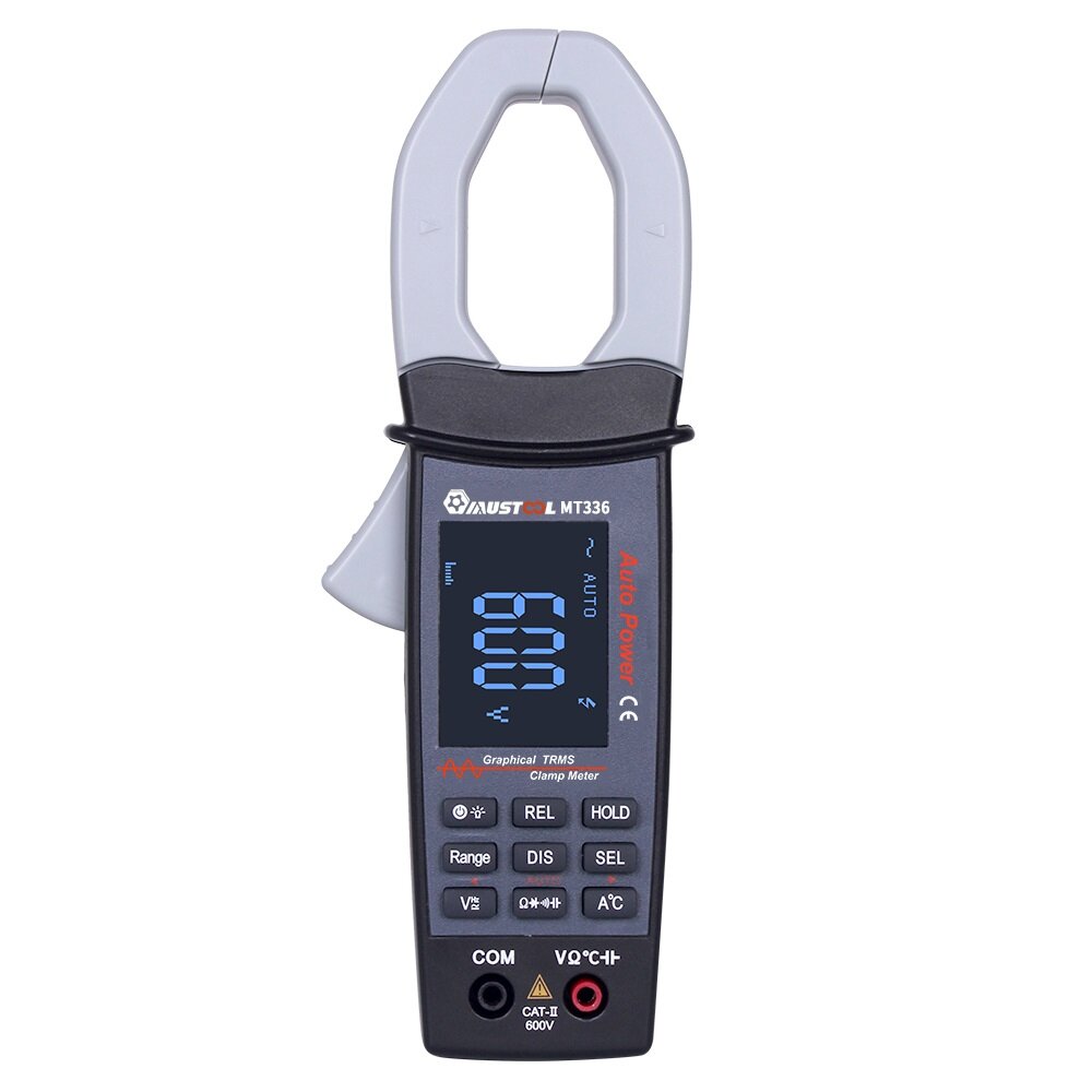 600V True RMS Digital Clamp Meter with AC V/A Waveform Display Multimeter Oscilloscope