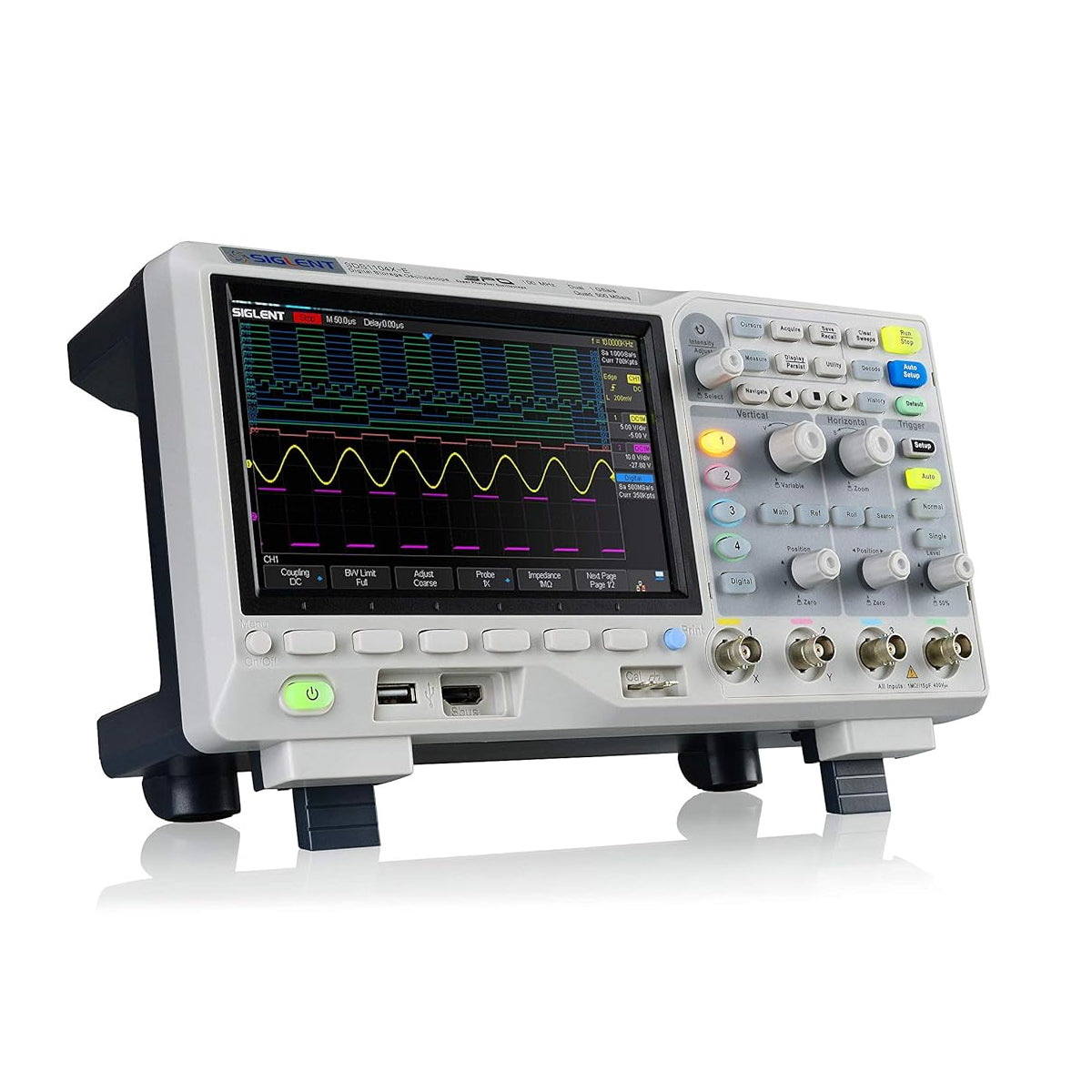 Digital Oscilloscope 100MHz 4 Channels High Speed Sampling Advanced Triggering Large Display WiFi Control