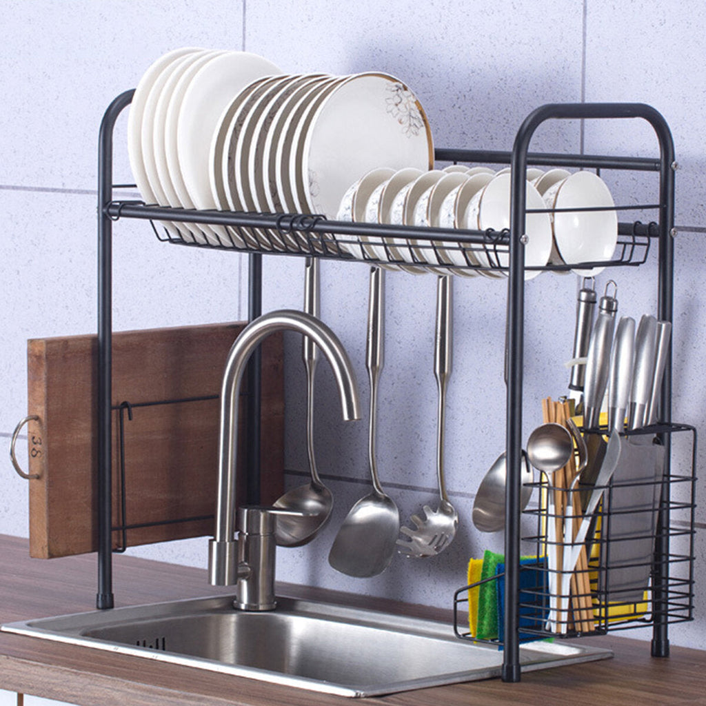 60/70/80/90cm 304 Stainless Steel Single Layer Rack Shelf Storage for Kitchen Dishes Arrangement