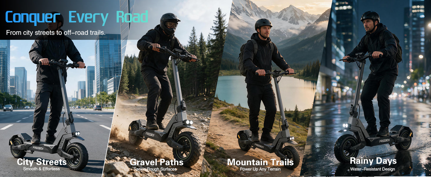 ULTRA Electric Scooter 48V 15Ah 1000W Motor Recommended Top Speed 25KM/H 10 Inch Pneumatic Tire 40KM Mileage 120Kg Max Load