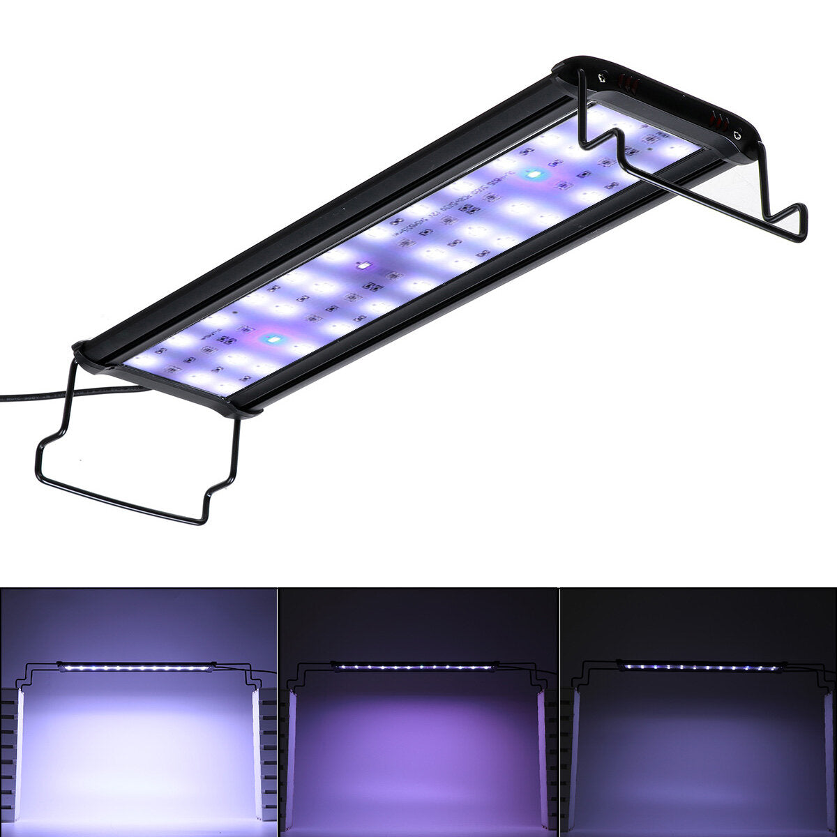 18W 5730SMD Aquarium Fish Tank Light High-bright Color Adjustable Timing 3 Modes