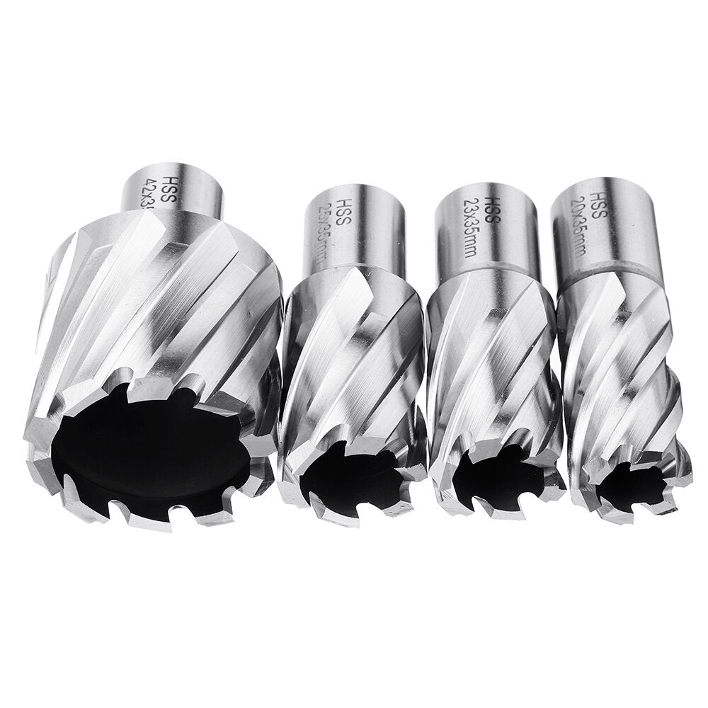 12-42mm High Speed Steel Metal Core Drill Bit Annular Cutter for Magnetic Drill Press Hollow Drill Bit