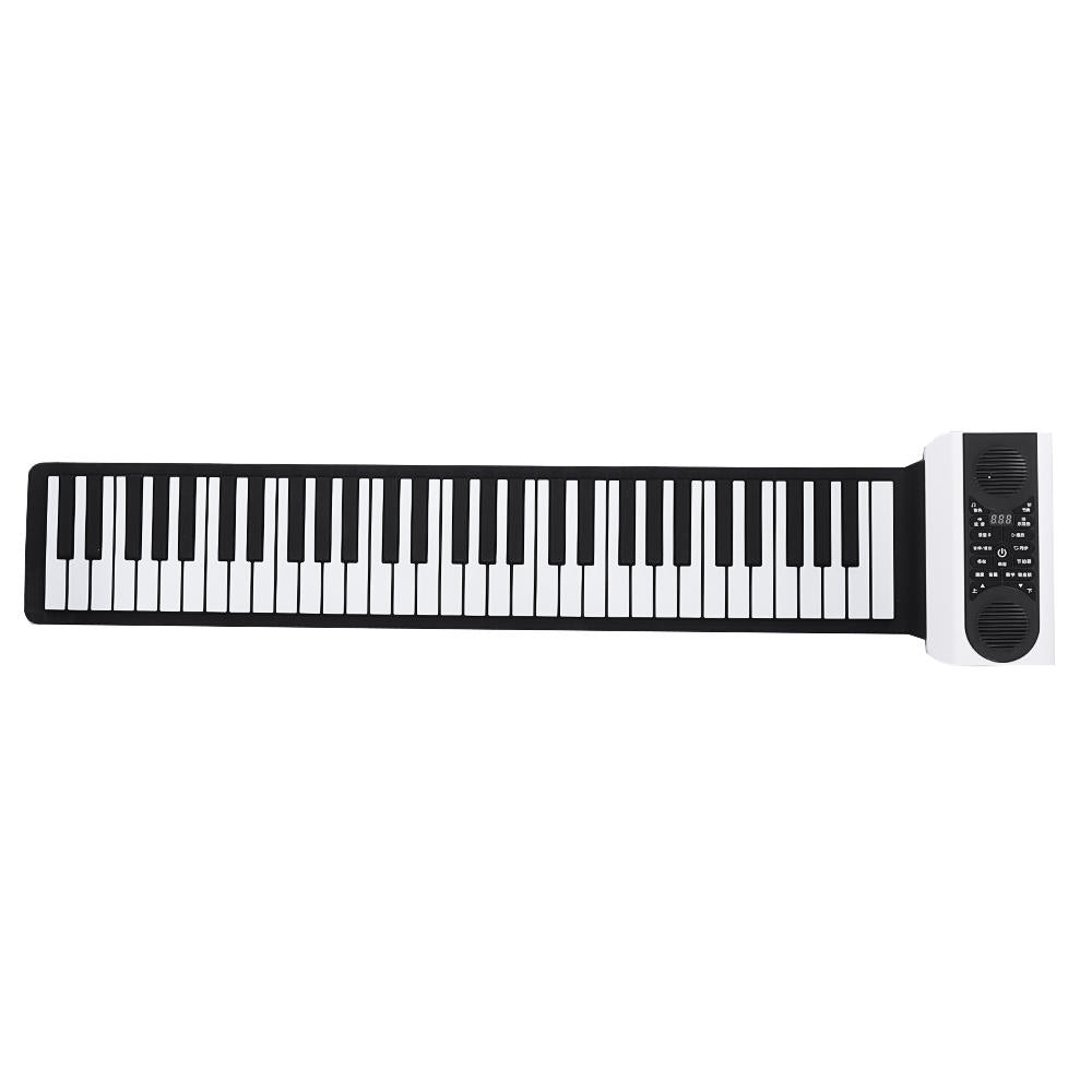 61/88 Key Hand Roll Up Electronic Keyboard Piano with APP-assisted Teaching Function