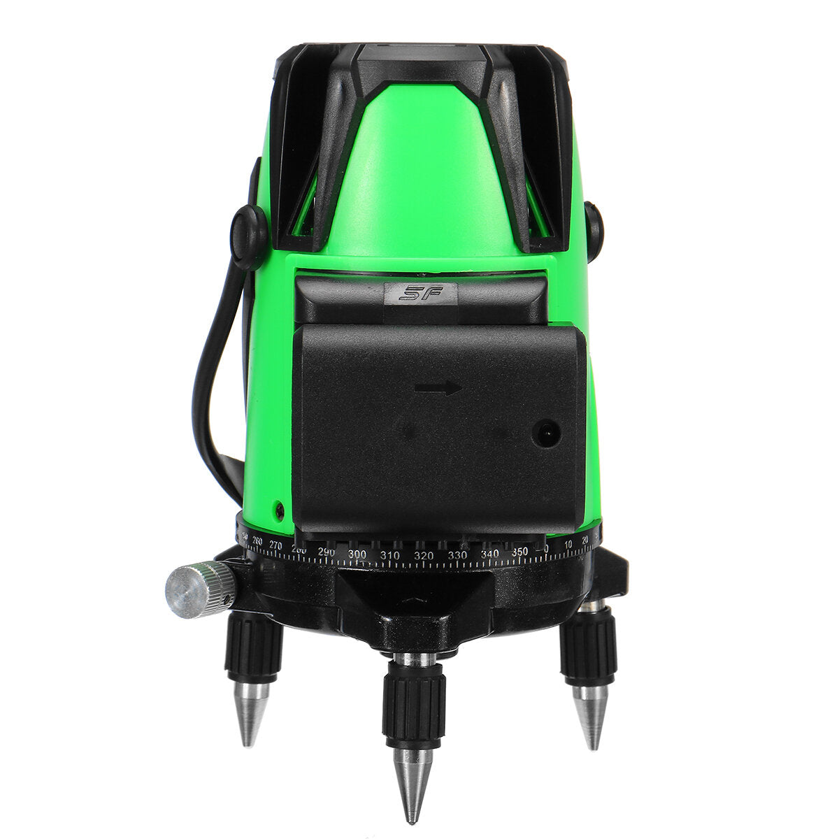 5 Line Laser Level Green Light Self Leveling 3D 360 Rotary Cross Measure Tools