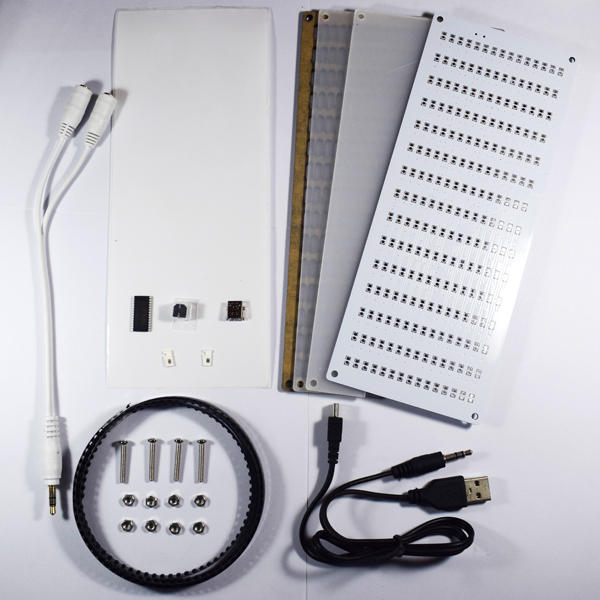 DIY Big Size Touch Control 225 Segment LED Digital Equalizer Music Spectrum Sound Waves Kit