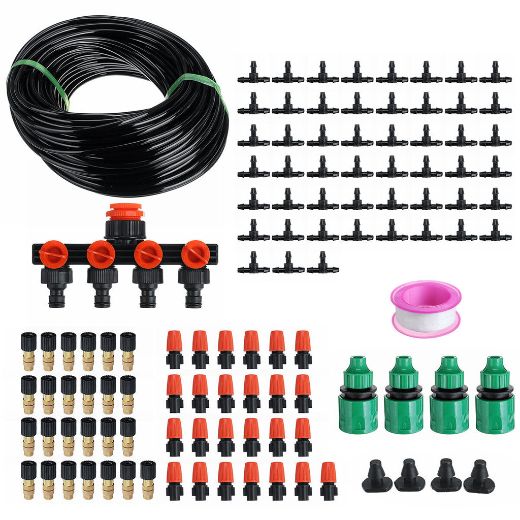 10-50M Auto Irrigation System Water Hose Plants Garden Watering Micro Drip Kit 10/20/30/40/50 Meters