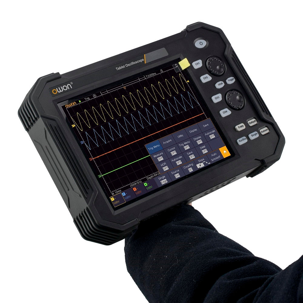 Digital Storage Oscilloscope 100MHz 1GS/s Portable Oscillometer 8" LCD Display Handheld Portable Oscillometer