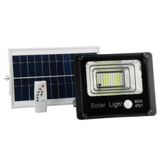 50W 80W 120W Outdoor Solar Power PIR Motion Sensor Garden Floodlight LED Remote Control  Security Light
