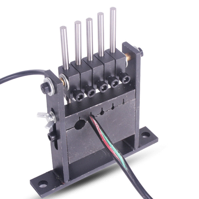 5 Size Holes Black Manual Cable Wire Stripper Machine for 1-30mm Diameter Wires