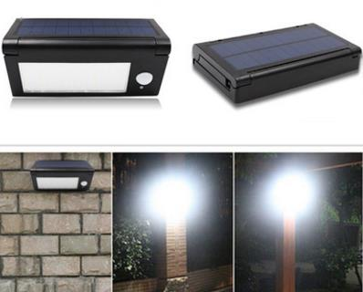 6.4W 32LED Foldable PIR Motion Sensor IP65 Waterproof  Solar Powered Wall Light DC3.7V