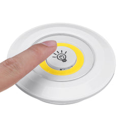 1/3PCS Under Cabinet Lights Closet Kitchen Counter COB Puck Light+Remote Control