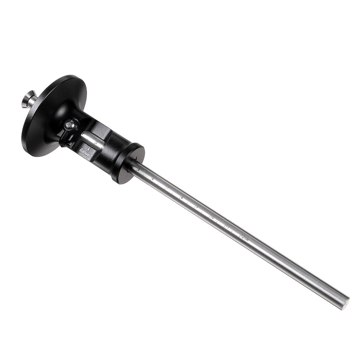 European-Style Micro Adjustable Wheel Marking Gauge for Woodworking - Precision Scriber Ruler Tool, Black
