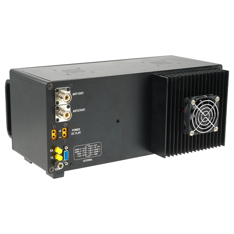 Shortwave Transceiver 100W Full Frequency Spectrum Display Built-in Antenna Tuner Wide Frequency Range 0-750MHz Multi-Mode Operation