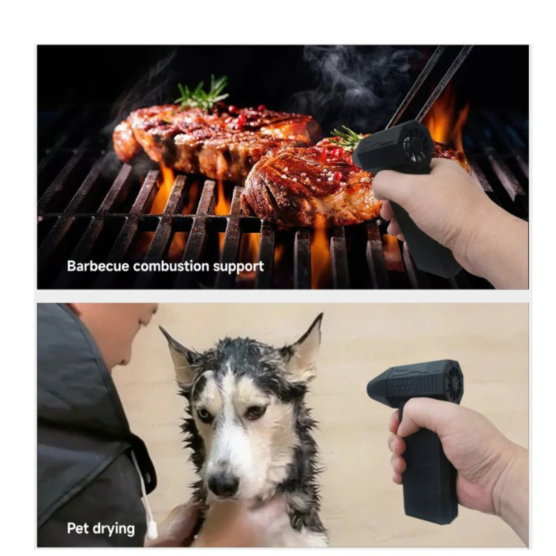 Turbine Power Fan Handheld Brushless Motor 130000rpm 3RD Generation Violent Blower Mini Turbo Fan Wind Speed 52m/s Industrial Duct Fan