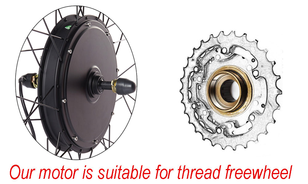 48V 1000W Direct-Drive Ebike Conversion Kit, 55km/h Ultimate Power Hub Motor Wheel Fits Marlin 4, Rockrider ST100, Riverside 120 (26"-29"/700C)