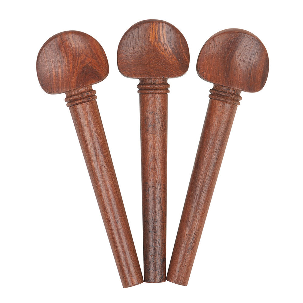 12PCS Mahogany Instrument String Tuning Pegs Udeqin Pegs with Fish Eyes for Udeqin Accessories